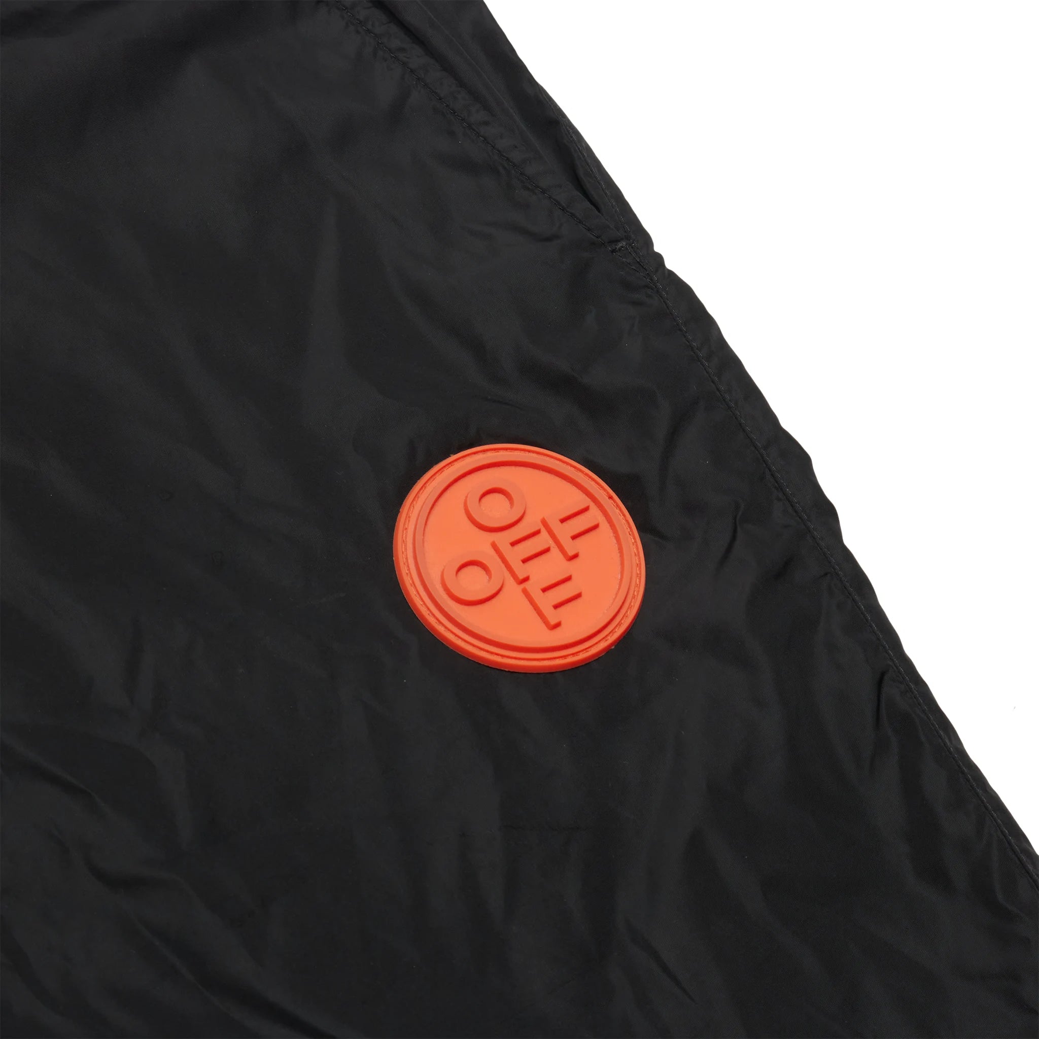 Logo view of Preloved - Off-White Nylon Side Stripe Black Yellow Track Pants